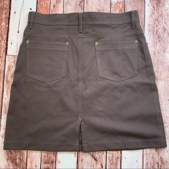 Sahalie brown A-line skirt S - Picture 3 of 5